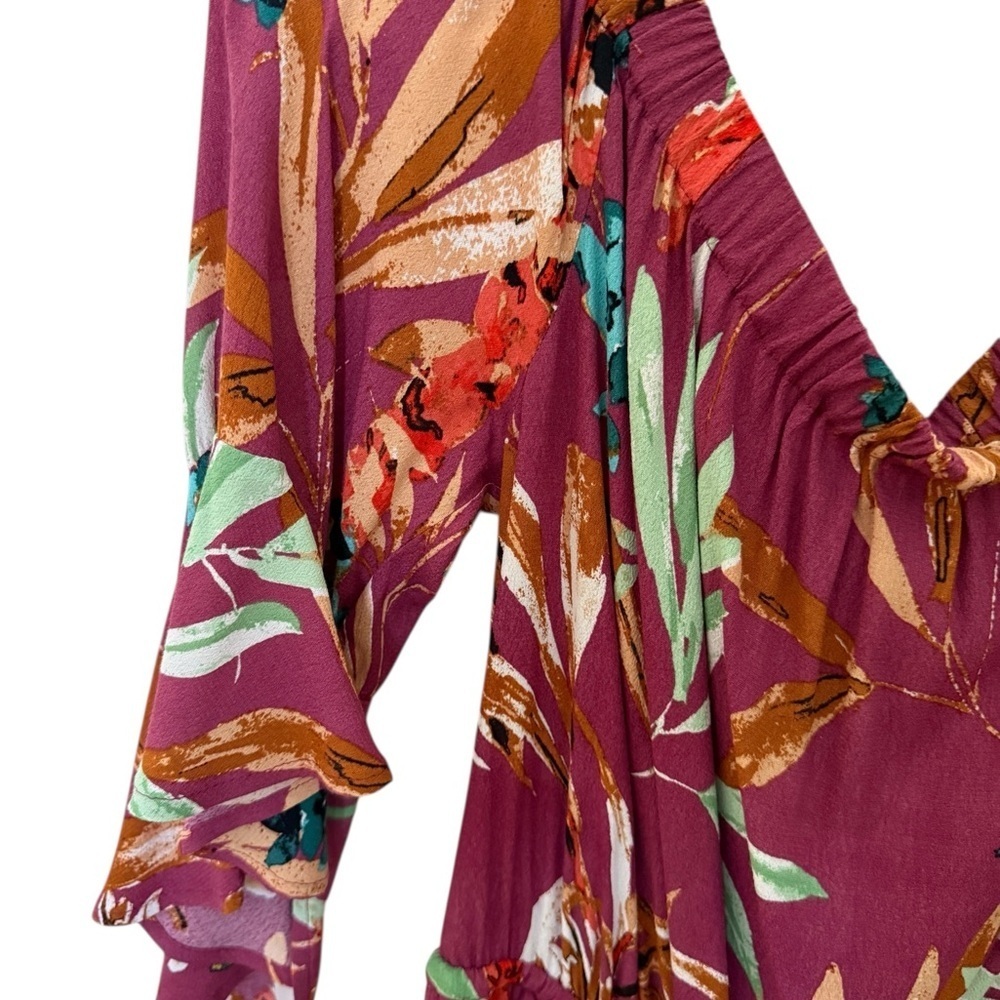 EXPRESS Tropical Romper Women M Medium - Picture 2 of 6